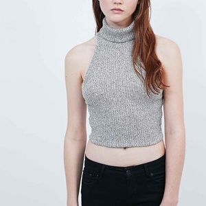 UO Ribbed Turtleneck Crop Top